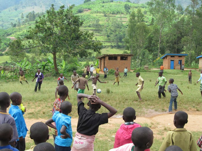 futbol game in rwanda - food for the hungry