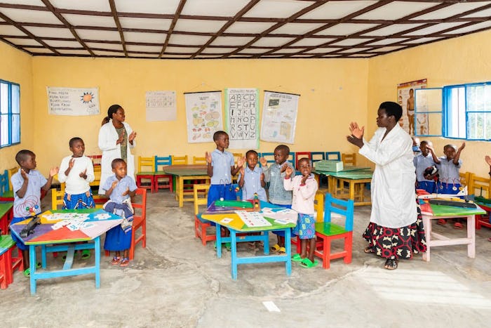 classroom in rwanda